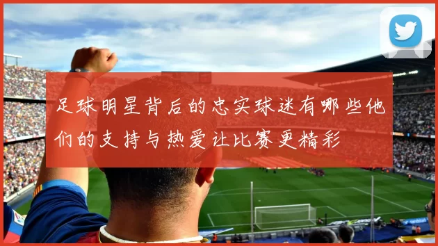 足球明星背后的忠实球迷有哪些他们的支持与热爱让比赛更精彩