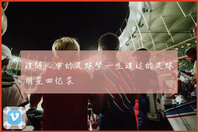追随心中的足球梦一生追过的足球明星回忆录